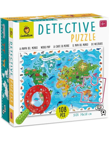 La mappa degli animali Detective Puzzle