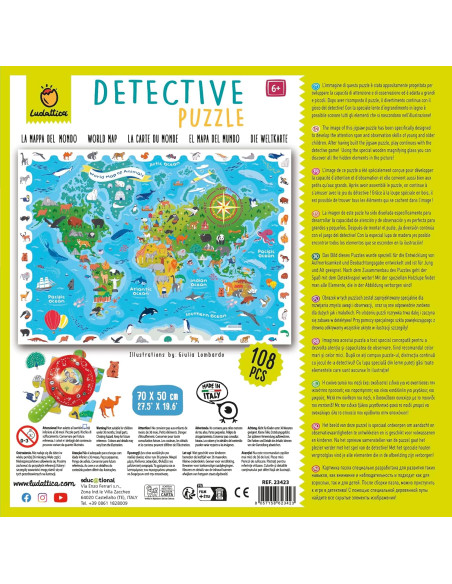 La mappa degli animali Detective Puzzle