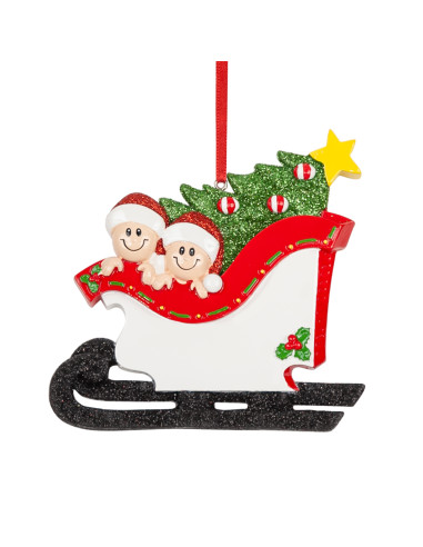 Famiglia sulla slitta 2