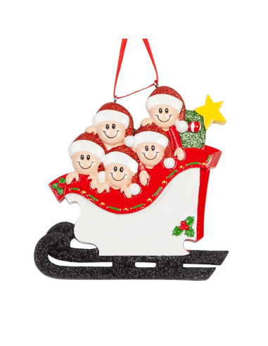 Famiglia sulla slitta 5