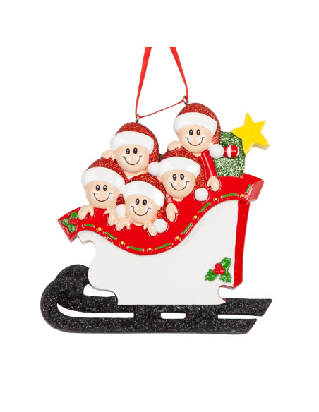 Famiglia sulla slitta 5