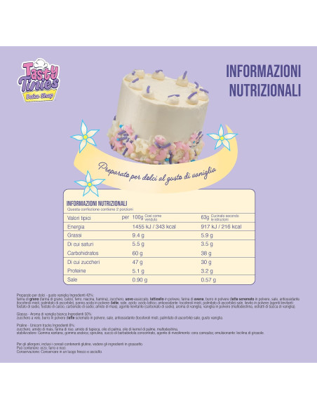 Goliath - Tasty Tiny Cake Kit Vaniglia