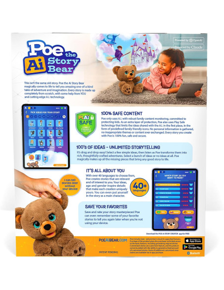 Giochi Preziosi Poe - Peluche Orso Dotato di AI