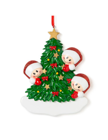 Albero di Natale con stella per 3