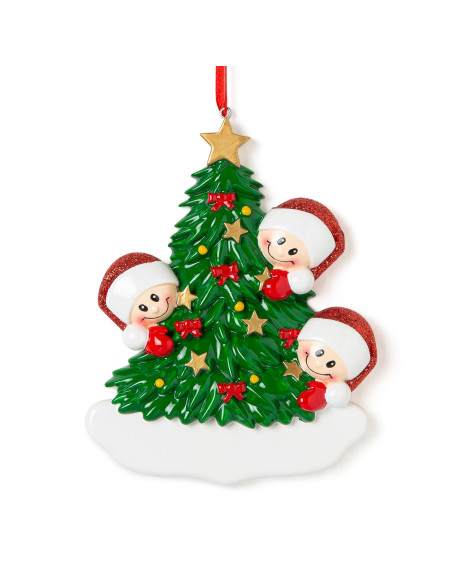 Albero di Natale con stella per 3