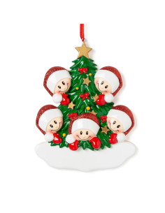 Albero di Natale con stella per 5