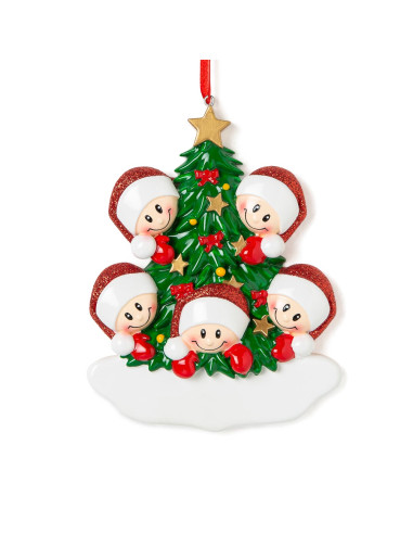 Albero di Natale con stella per 5