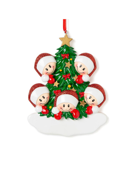 Albero di Natale con stella per 5