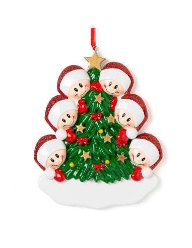 Albero di Natale con stella per 6