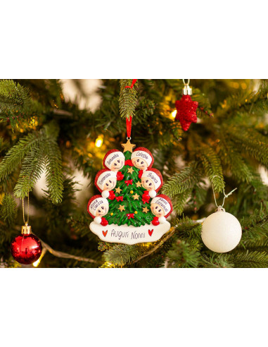 Albero di Natale con stella per 6