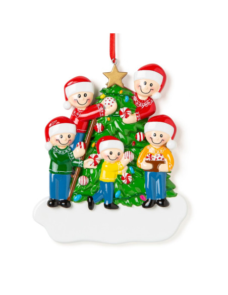 Decorando l'albero in 5