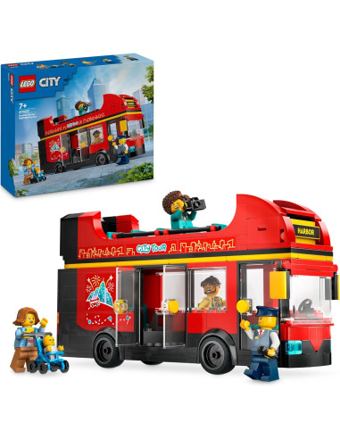 Lego City - Autobus Turistico Rosso a Due Piani
