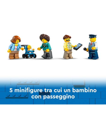 Lego City - Autobus Turistico Rosso a Due Piani