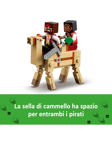 Lego Minecraft -Il Viaggio del Galeone dei Pirati
