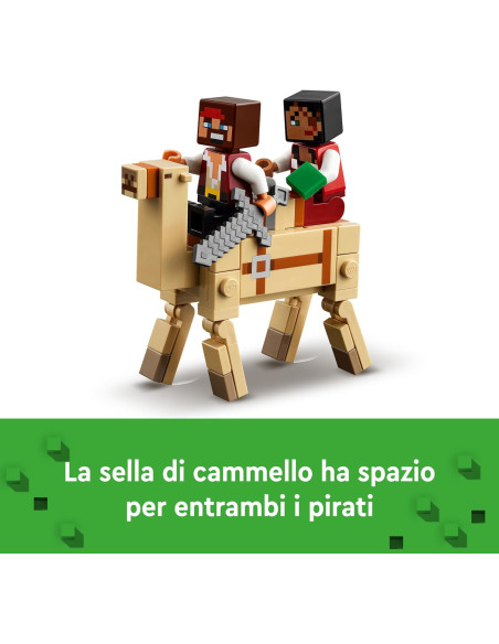 Lego Minecraft -Il Viaggio del Galeone dei Pirati