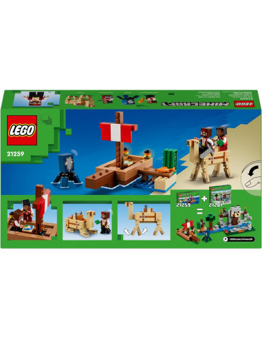 Lego Minecraft -Il Viaggio del Galeone dei Pirati