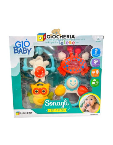 Gio' Baby Sonaglio 4 pezzi
