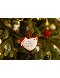Cuore con cappellino di Natale 2