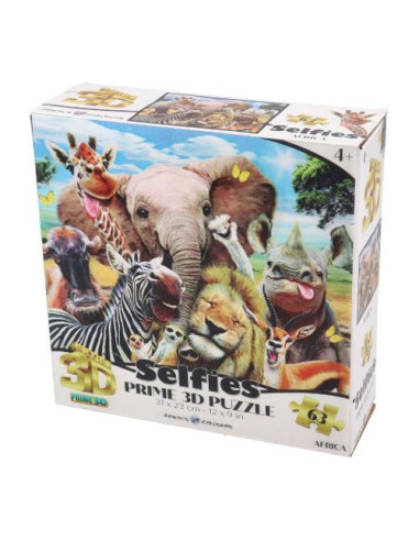 Puzzle 63 pz Africa Selfie