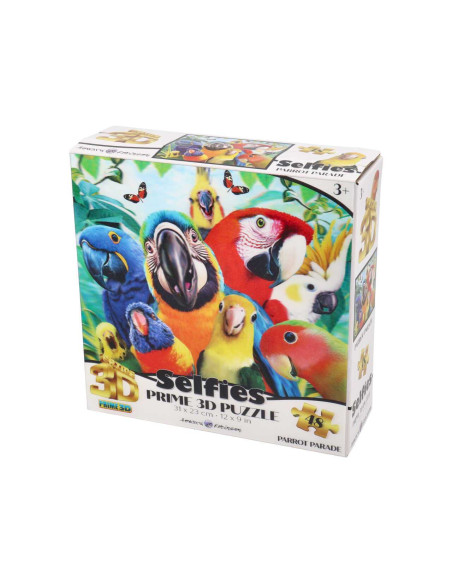 Puzzle 48 pz Parrot Paradise Selfie