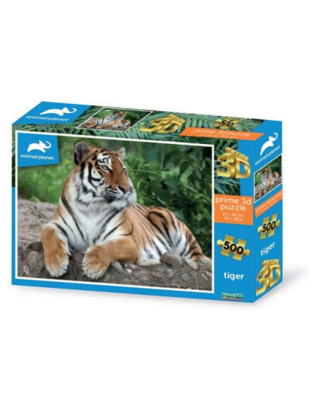 Puzzle 3D Generici 500pz Tigre