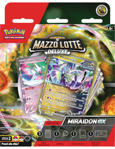 Mazzo Lotte Deluxe Miraidon Ex / Koraidon Ex