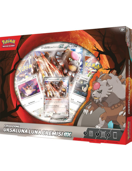Pokemon Ex Box Ursaluna Luna Cremisi