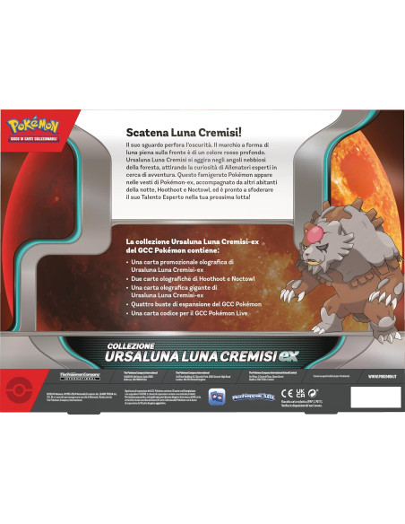 Pokemon Ex Box Ursaluna Luna Cremisi