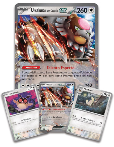Pokemon Ex Box Ursaluna Luna Cremisi