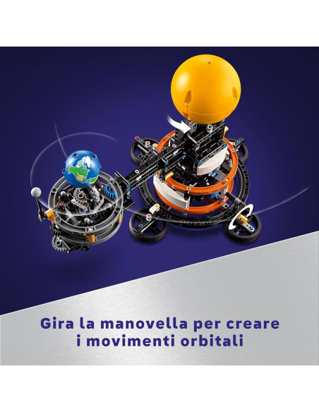 Lego Technic - Pianeta Terra e Luna in orbita