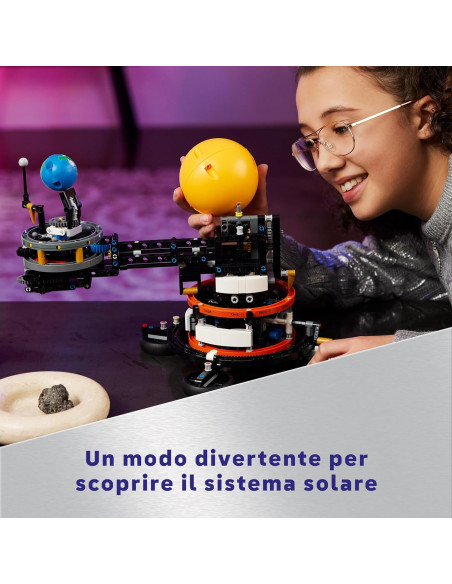 Lego Technic - Pianeta Terra e Luna in orbita