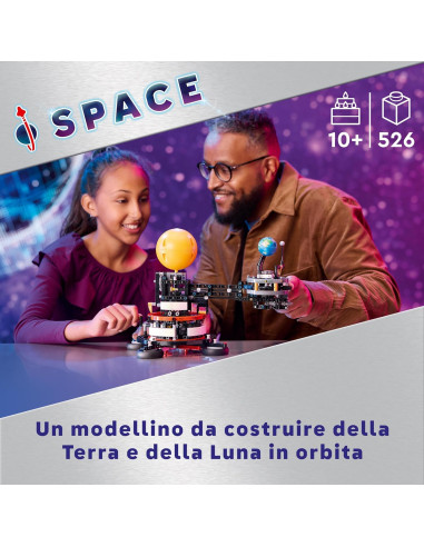 Lego Technic - Pianeta Terra e Luna in orbita