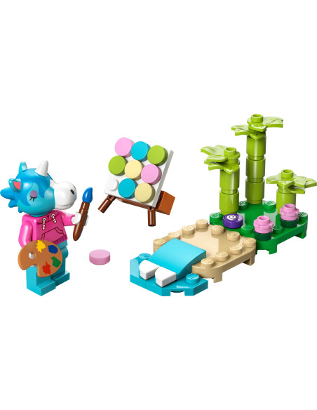 Lego Animal Crossing - Giuliano dipinge sulla spiaggia