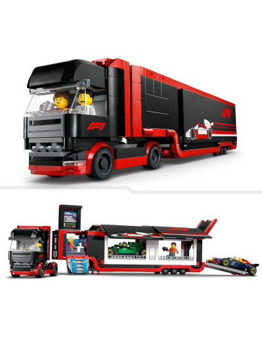 Lego City  - Autotrasportatore F1 con Monoposto...
