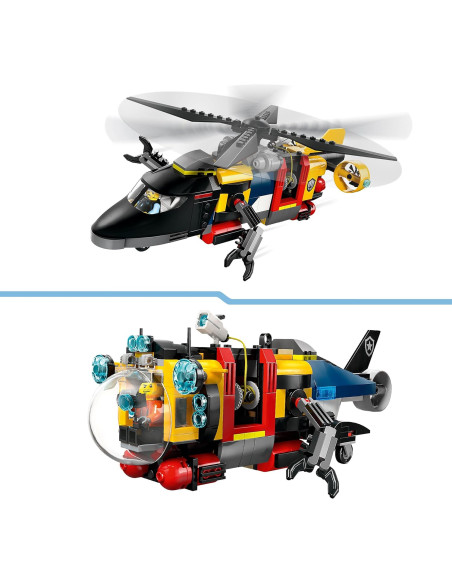 Lego City - Elicottero, autopompa e sottomarino