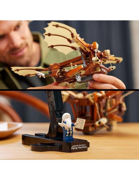 Lego Icons - macchina volante di Leonardo da Vinci