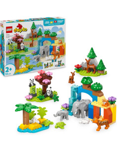 Lego Duplo town - Famiglia di animali 3 in 1