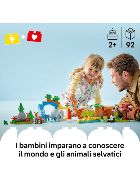 Lego Duplo town - Famiglia di animali 3 in 1