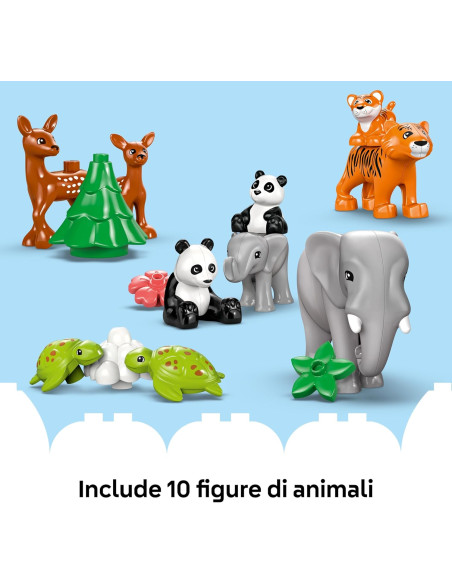 Lego Duplo town - Famiglia di animali 3 in 1