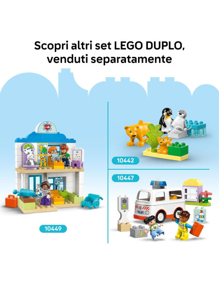 Lego Duplo town - Famiglia di animali 3 in 1