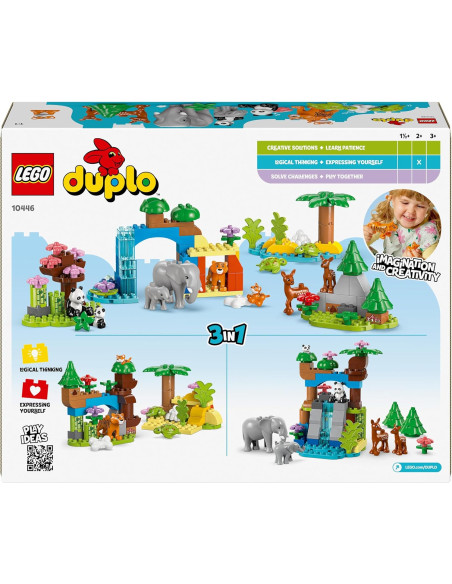 Lego Duplo town - Famiglia di animali 3 in 1