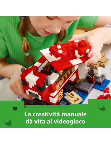 Lego Minecraft - La casa del Mooshroom