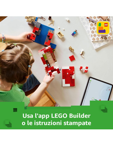 Lego Minecraft - La casa del Mooshroom