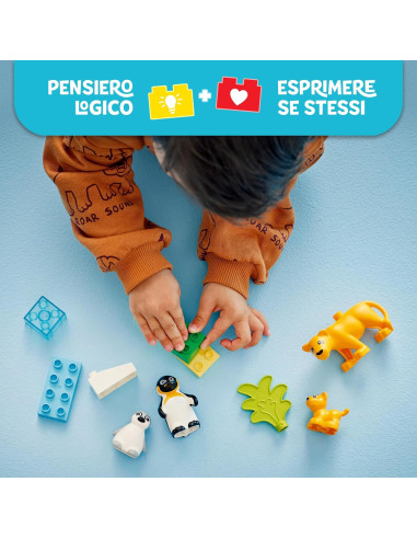 Lego Duplo town- Famiglia di animali: pinguini...