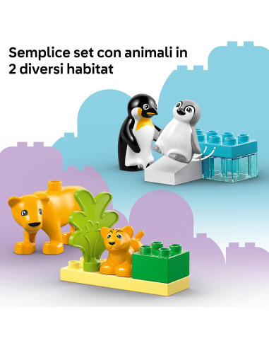Lego Duplo town- Famiglia di animali: pinguini...