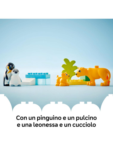 Lego Duplo town- Famiglia di animali: pinguini...
