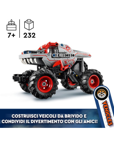 Lego Technic - Pull-back Monster Jam Thunder...