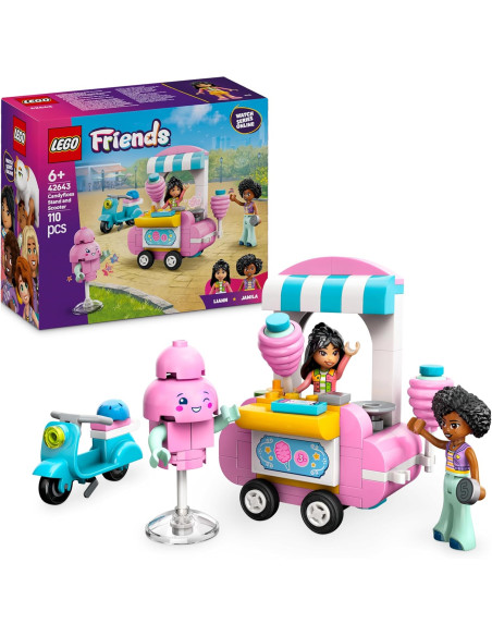 Lego Friends - Bancarella di zucchero filato e scooter