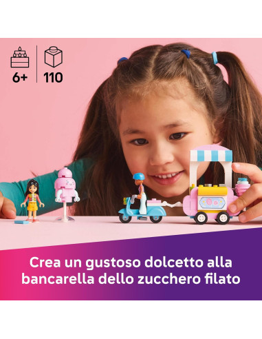 Lego Friends - Bancarella di zucchero filato e...