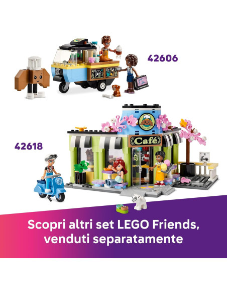 Lego Friends - Bancarella di zucchero filato e scooter